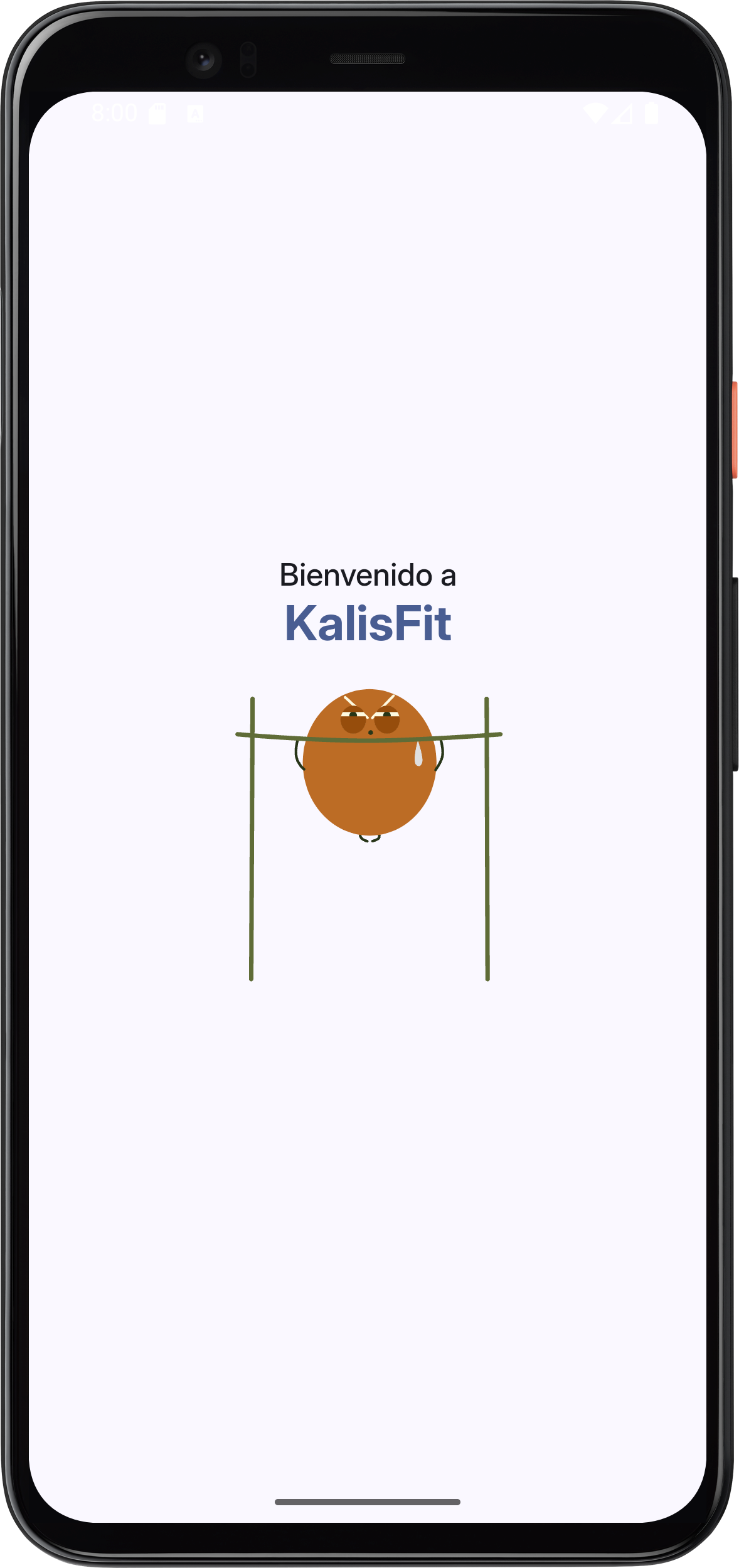 Pantalla bienvenida
